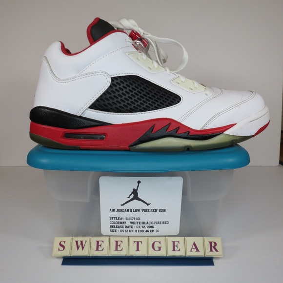 Jordan Other - Air Jordan 5 Low ‘Fire Red’ 2016